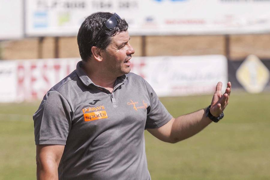 Javi Moreno, satisfecho con el trabajo de sus hombres. 