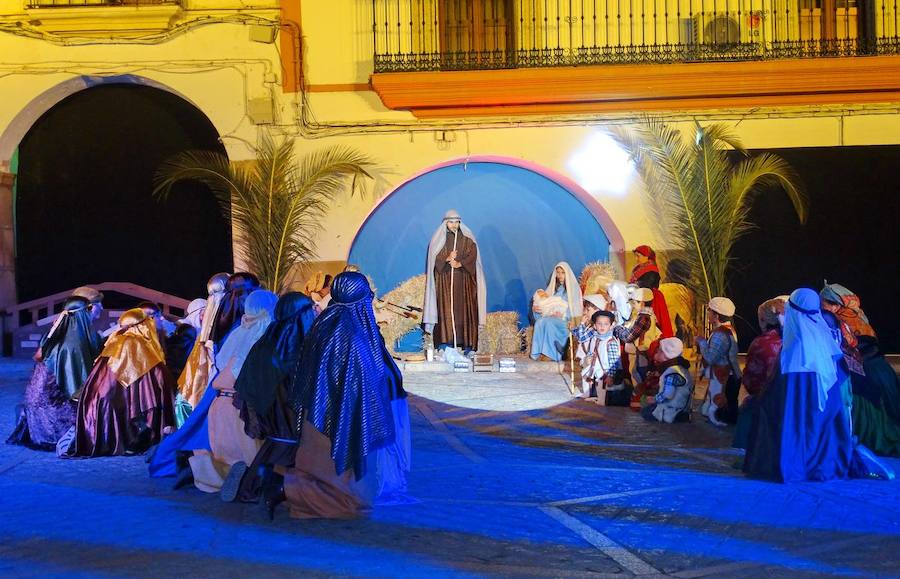 Belen viviente celebrado en la Navidad de 2014. 