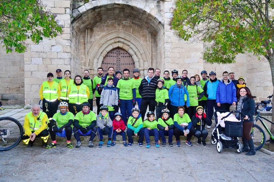 Participantes de la tercera edición de la Ruta Ciclista de Navidad. 