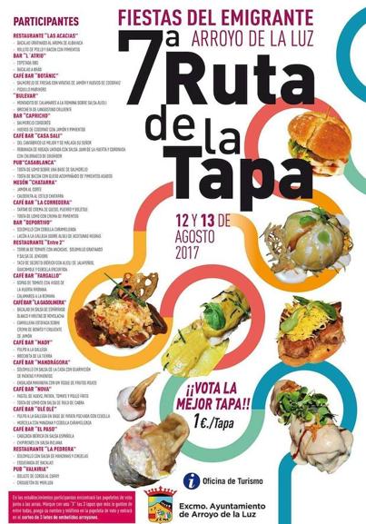 Ruta de la tapa 2017