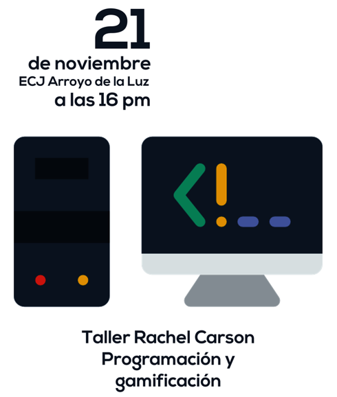 El ECJ de Arroyo de la Luz acogerá el taller Rincon MAKER el próximo 21 de noviembre a las 16:00 horas.