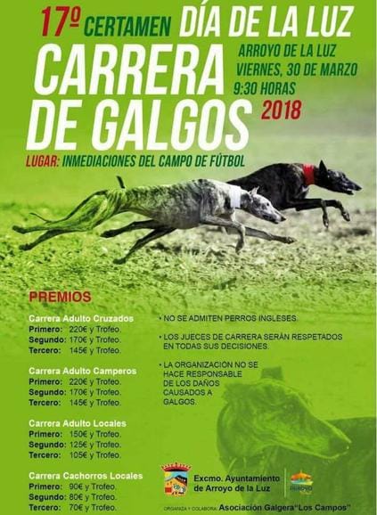 17º Certamen Día de la Luz de Carrera de Galgos