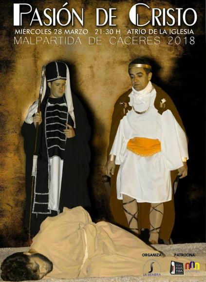 Arroyo de la Luz también estará presente en la “Pasión de Cristo” de Malpartida