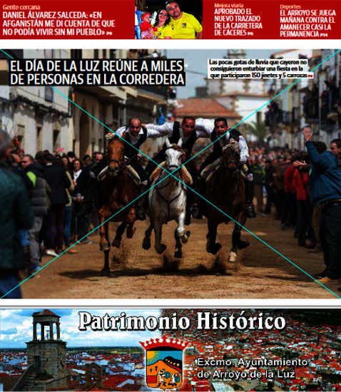 Portada del próximo número del Hoy Arroyo de la Luz 
