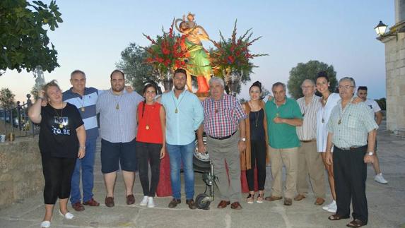 Junta Directiva de la Hermandad de San Cristóbal de Arroyo de la Luz 