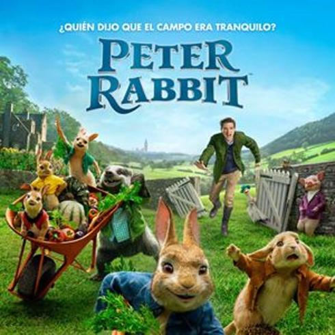 La película para hoy domingo 7 de octubre es Peter Rabbit