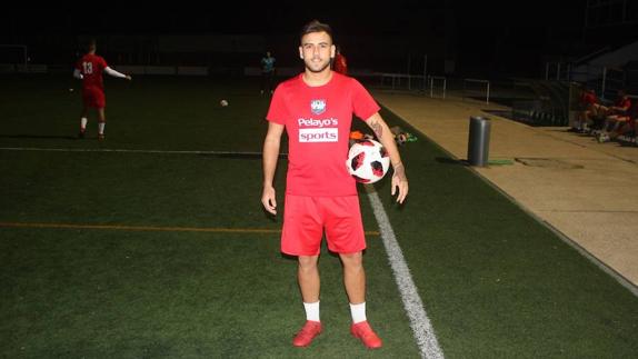 Loren en una sesión de entrenamiento con el Arroyo C.P.