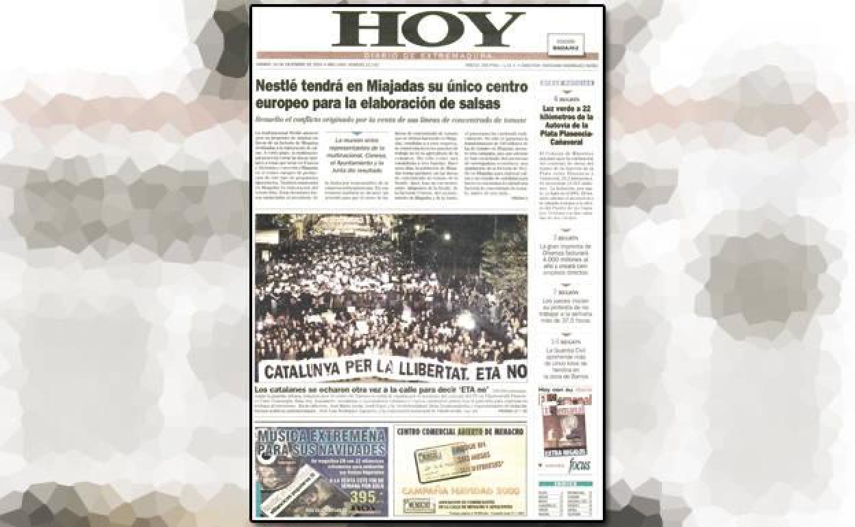 El Diario HOY hace de su Hemeroteca una fuente de conocimiento del pasado de cada localidad
