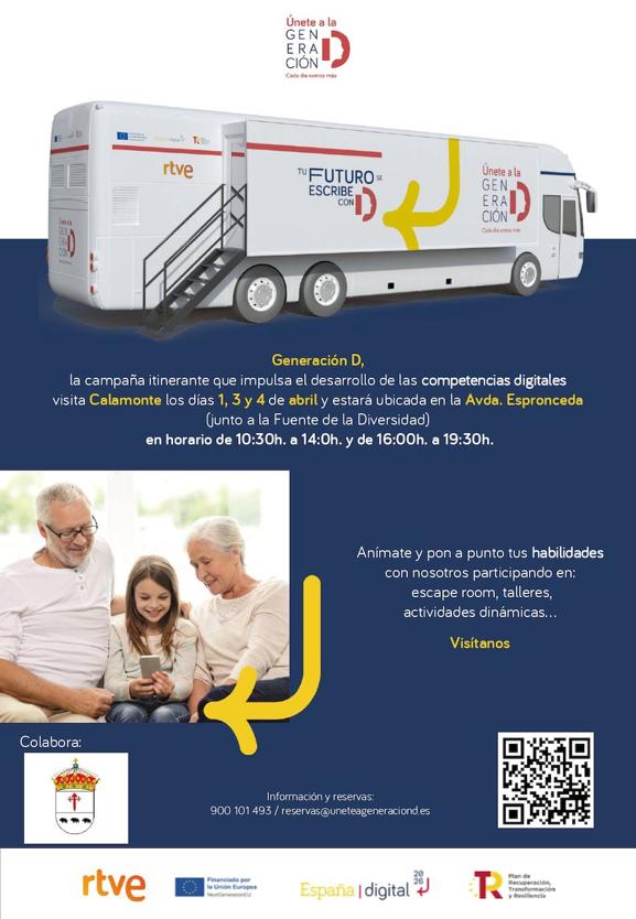 La campaña itinerante 'Generación D' visita Calamonte