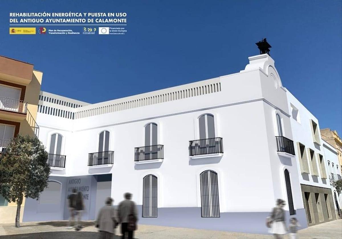 Antiguo Ayuntamiento de Calamonte.