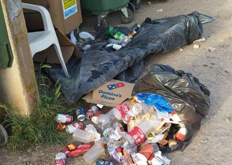 Imagen secundaria 1 - Aparecen daños en el parque de San Isidro y zonas cercanas al mismo