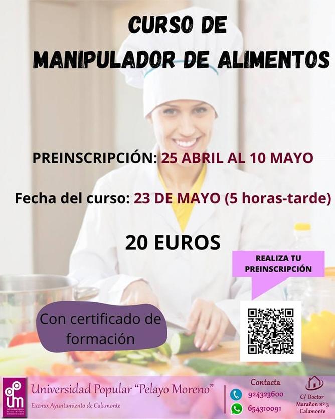 Curso de manipulador de alimentos