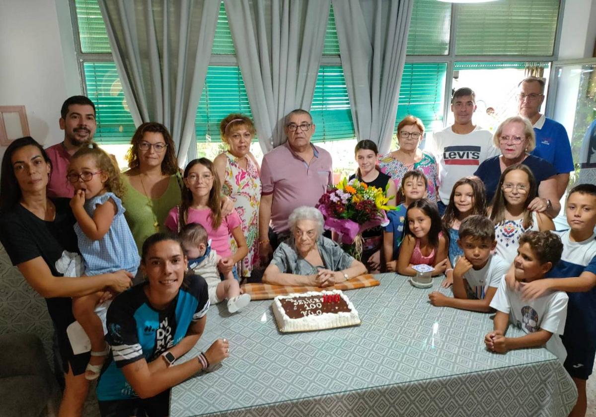 La calamonteña Filo Rico celebra su centenario