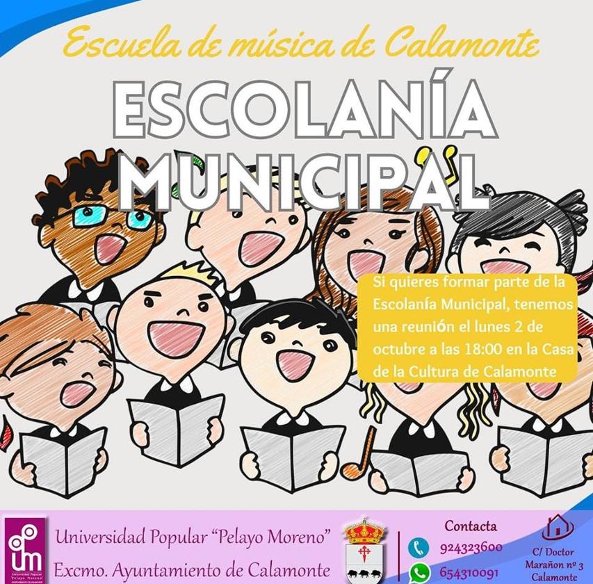 Reunión informativa para la Escolanía Municipal