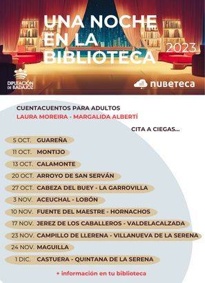 Imagen principal - Calamonte disfrutará de la actividad 'Una noche en la Biblioteca'