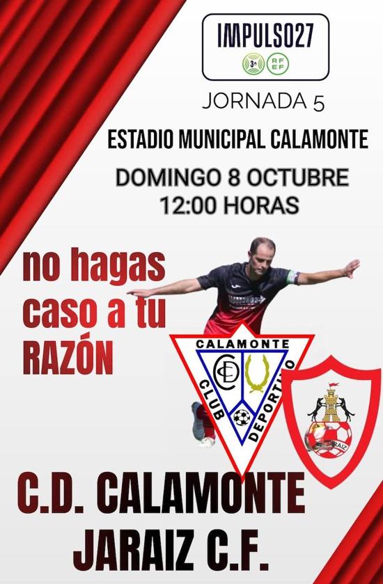 El Calamonte recibe al Jaraíz en la sexta jornada de liga
