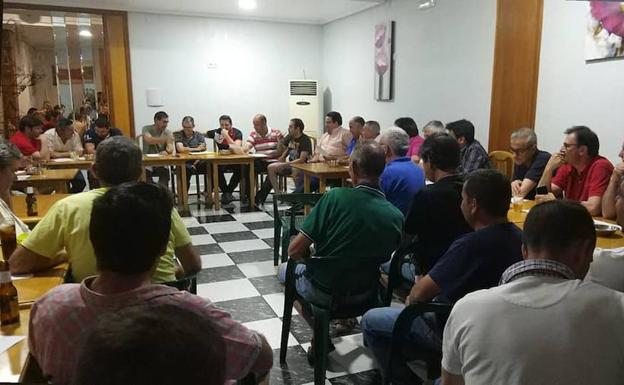 Momento de la asamblea de socios del pasado viernes. 