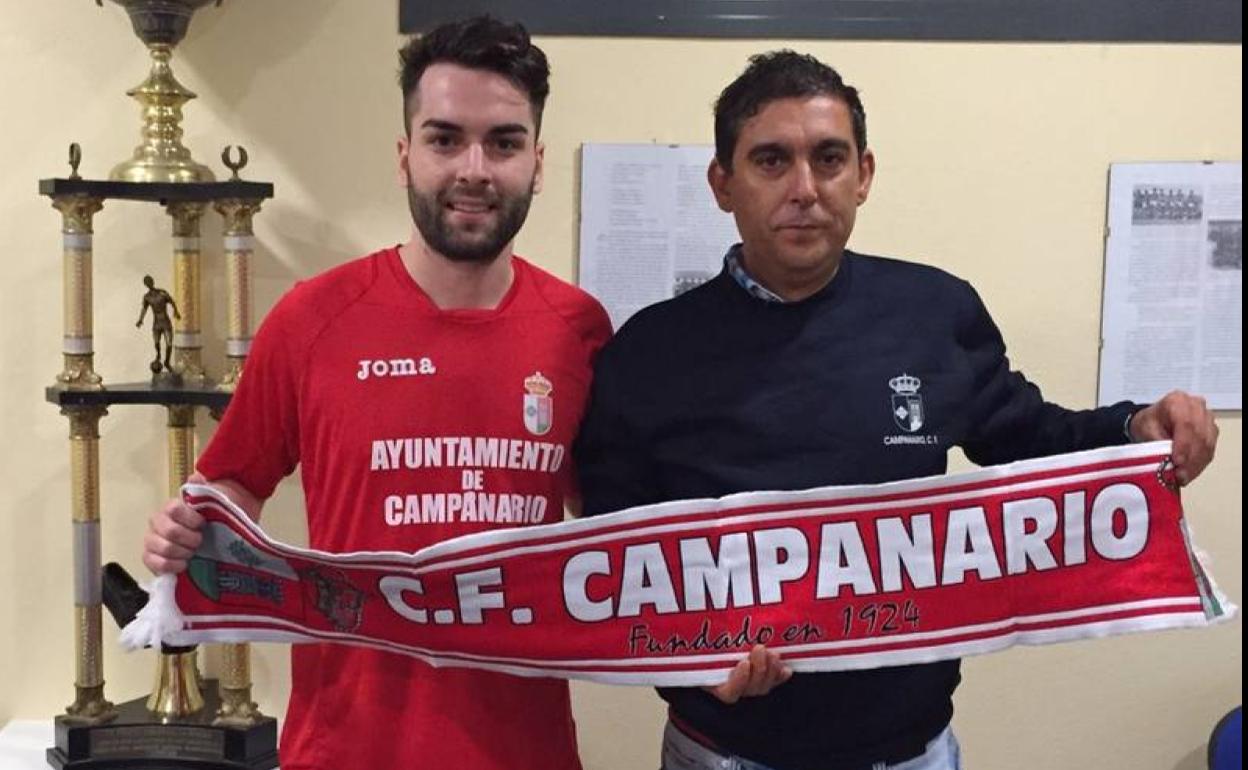 El mediocentro Fran Serrejón vuelve al CF Campanario dos temporadas después