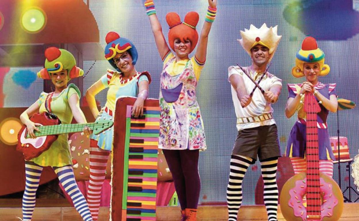 Personajes del musical. 