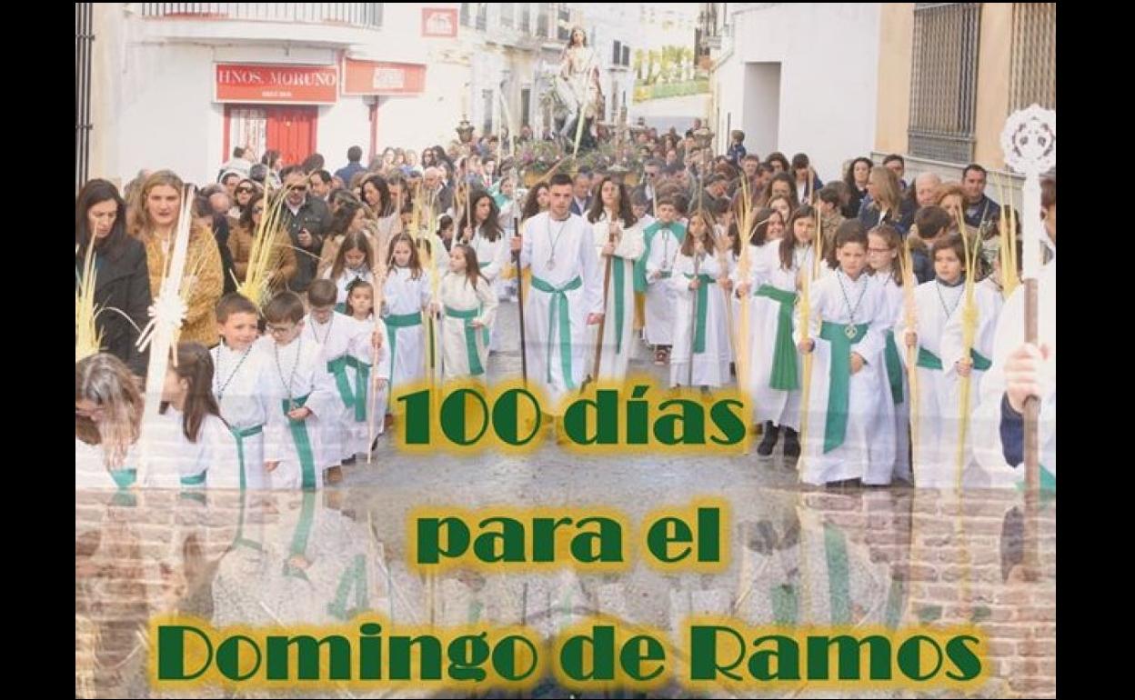 Se buscan niños para acompañar al Señor portando las palmas el Domingo de Ramos