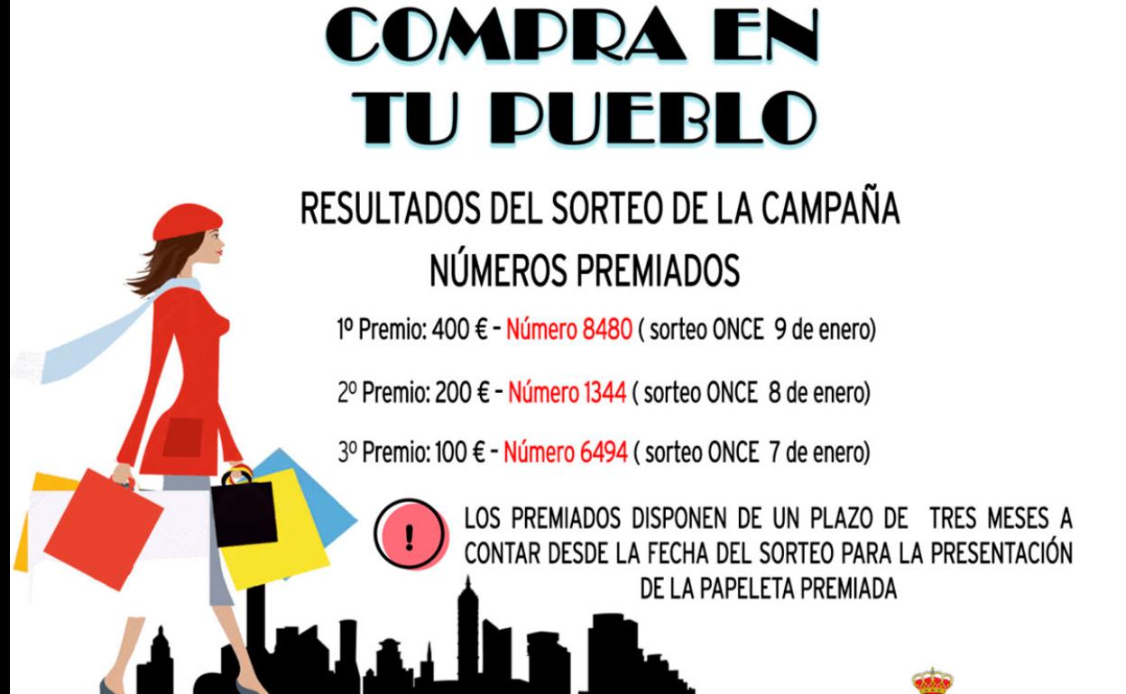 Se busca a los ganadores del sorteo de la campaña 'Compra en tu pueblo'