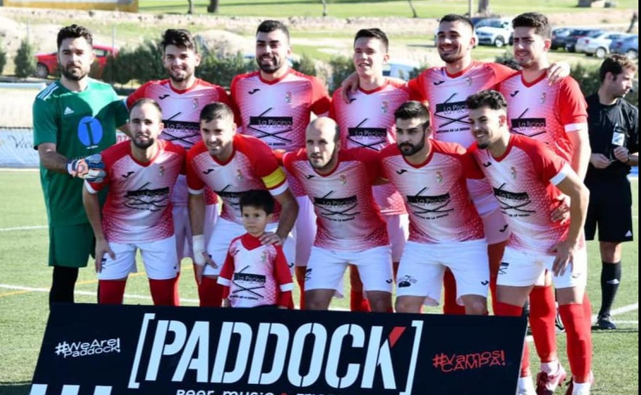 Once inicial del Campanario frente al Gimnástico Don Benito. 