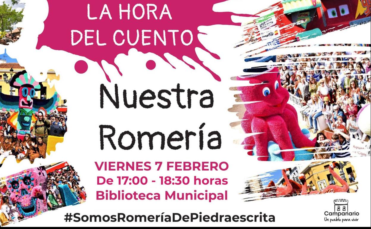 Un taller de cuentos acerca el espíritu de la Romería de Piedraescrita a los más pequeños