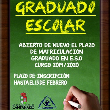 Cartel de la nueva convocatoria. 