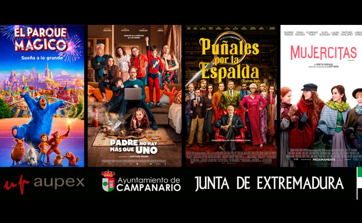 Películas que se van a proyectar.