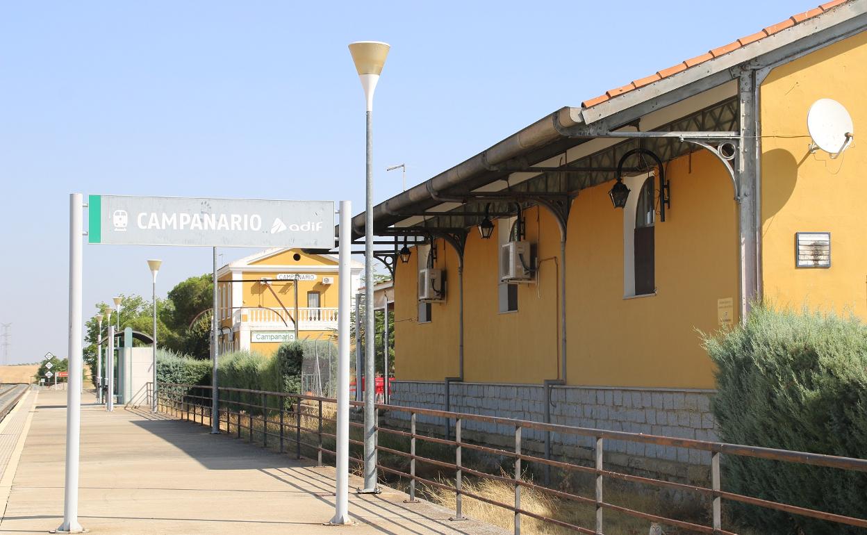 Estación de tren de Campanario. 