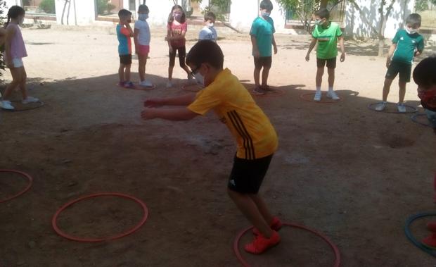 Juegos al aire libre. 