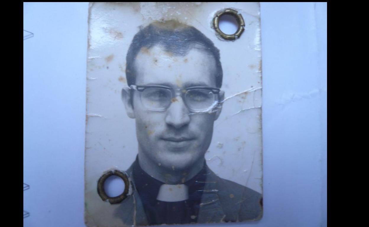 Francisco Murillo, siendo sacerdote en Campanario en 1968. 