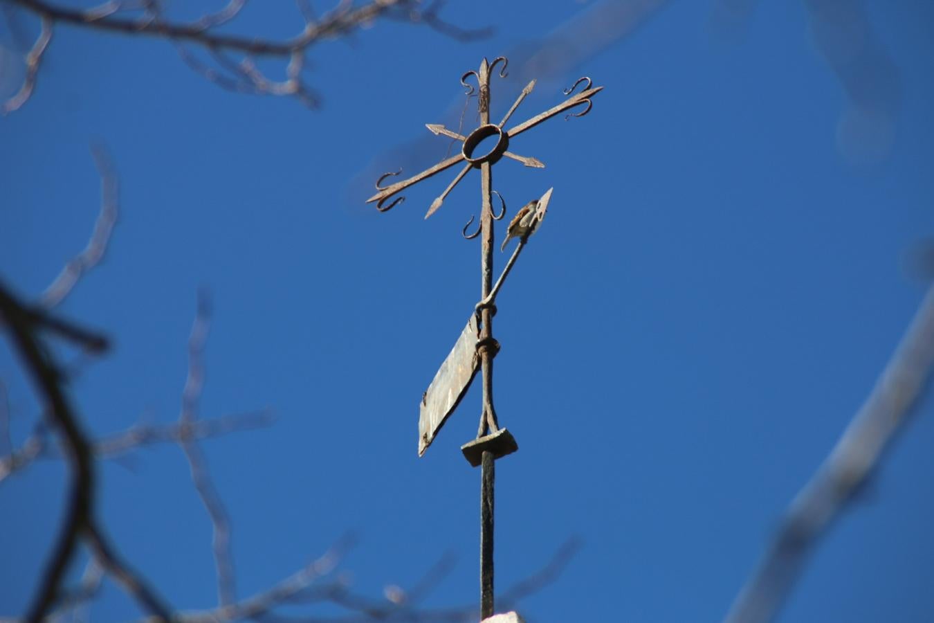 Restauración de los esgrafiados del camarín de la ermita de Campanario. 