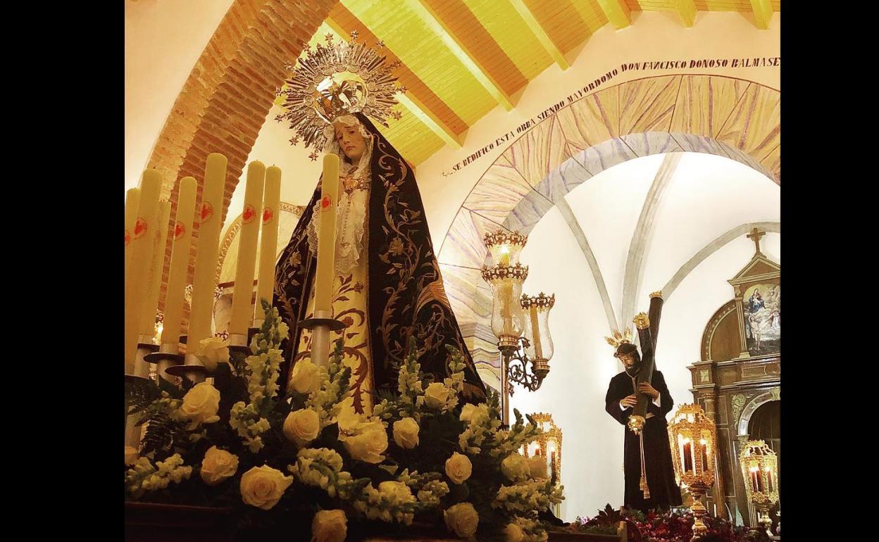 Paso de la Virgen de los Dolores de Campanario-