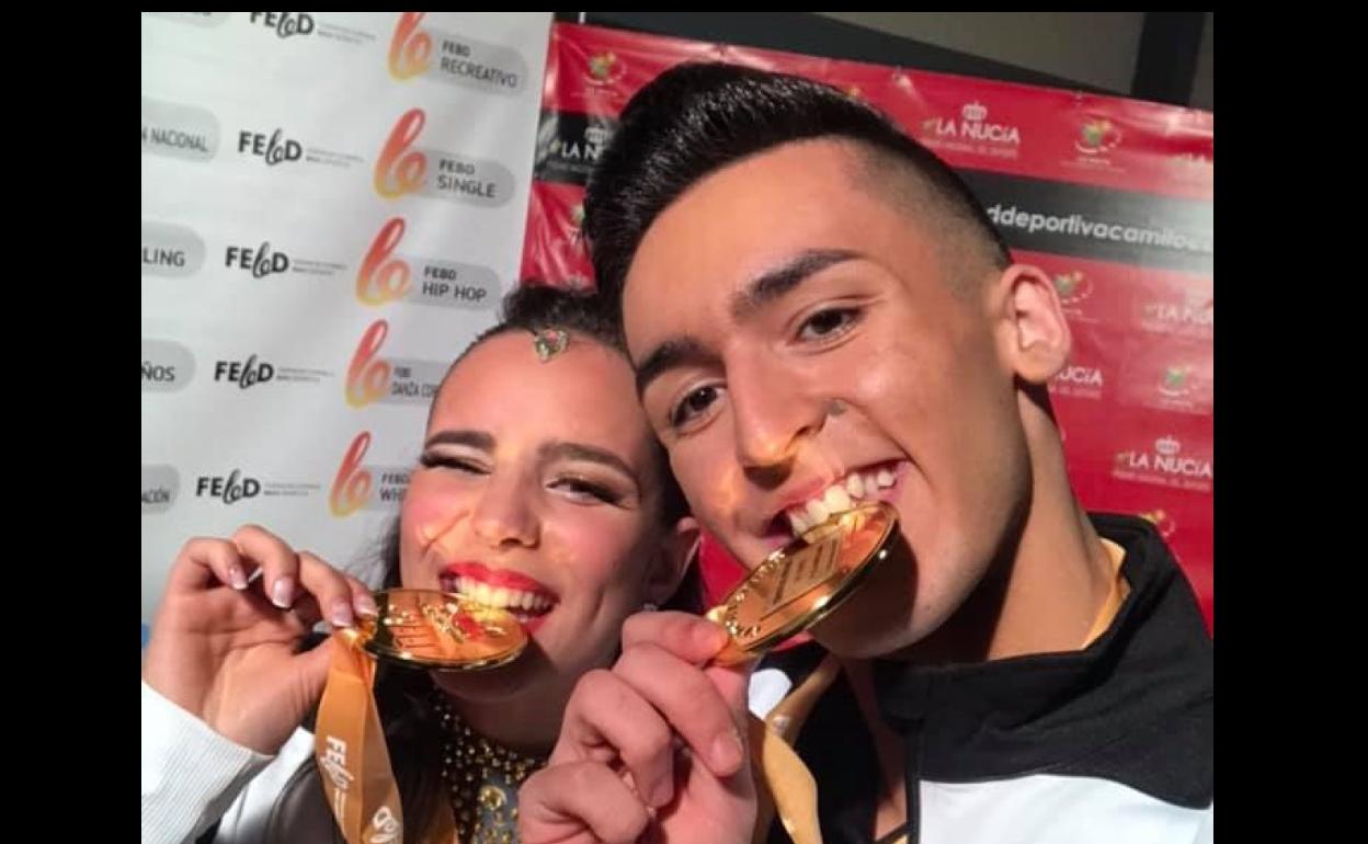 Jesús Blanco y Alba González se llevan el oro en el Campeonato de España de Latinos