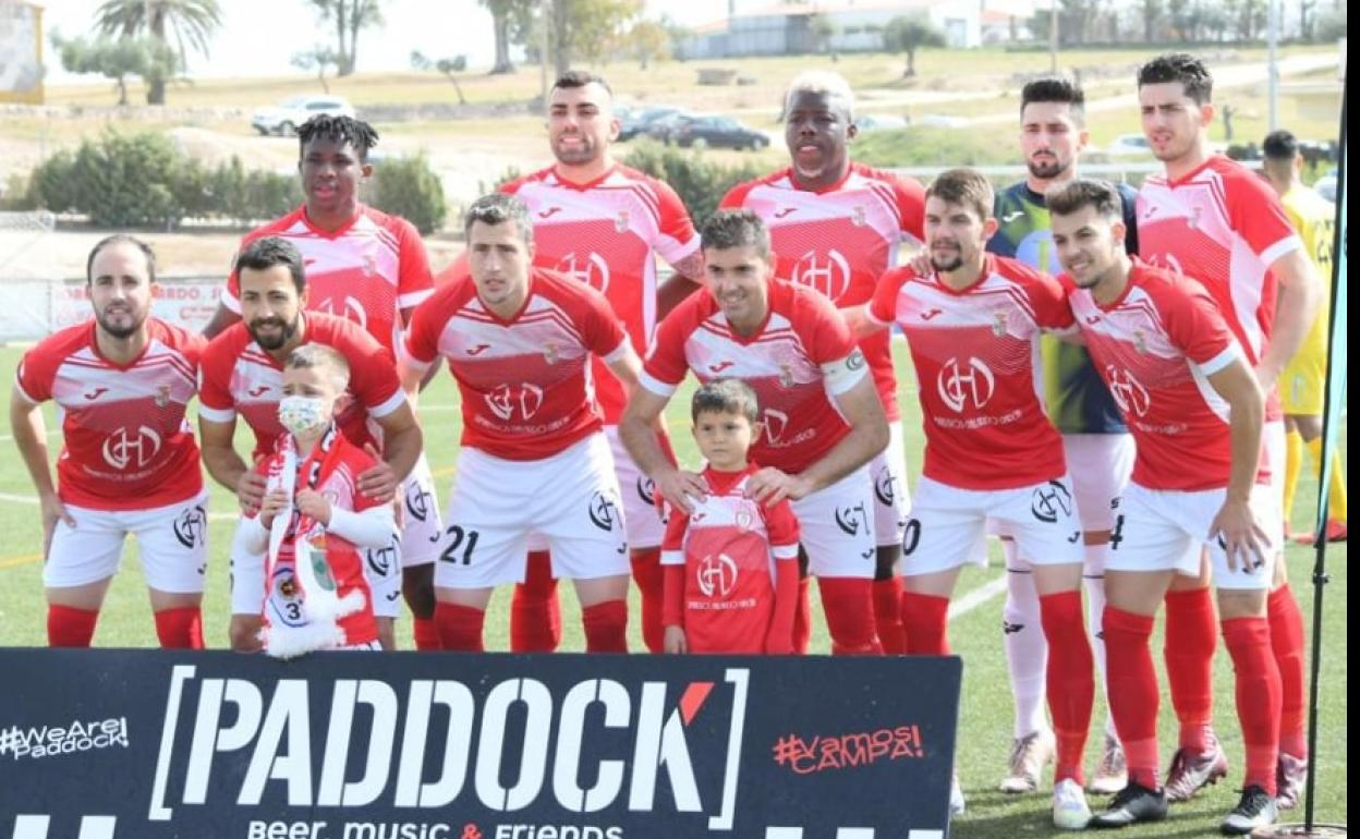Jugadores del CF Campanario. 