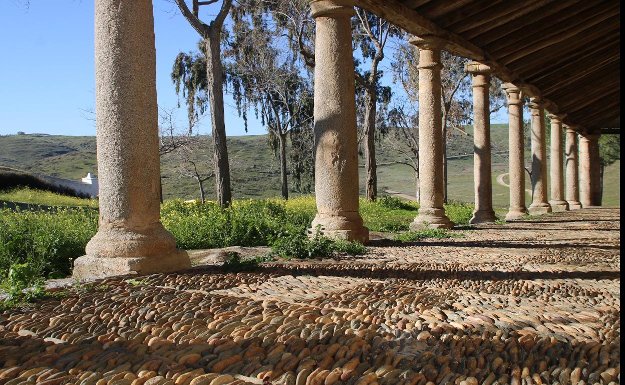 Paisaje de La Serena desde la ermita de la Virgen de Piedraescrita. 