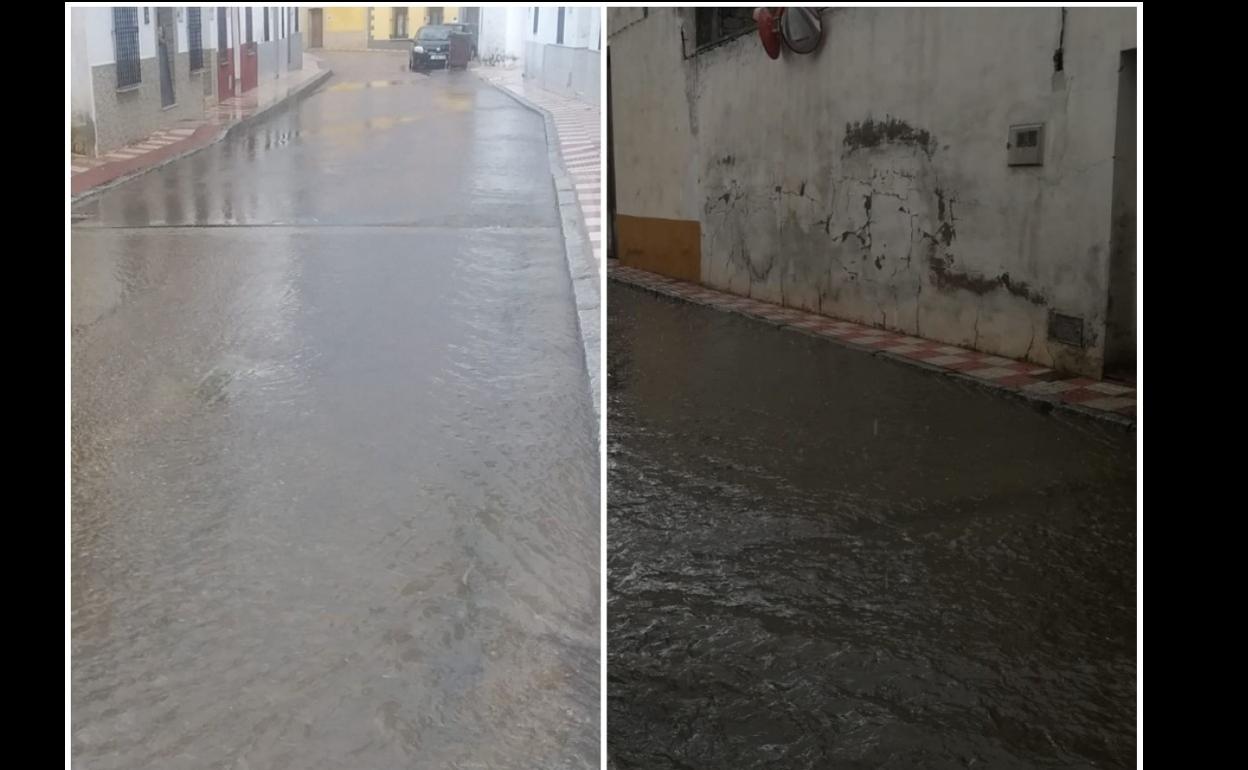 La intensa lluvia vuelve a hacer temblar a los vecinos de la calle Magacela