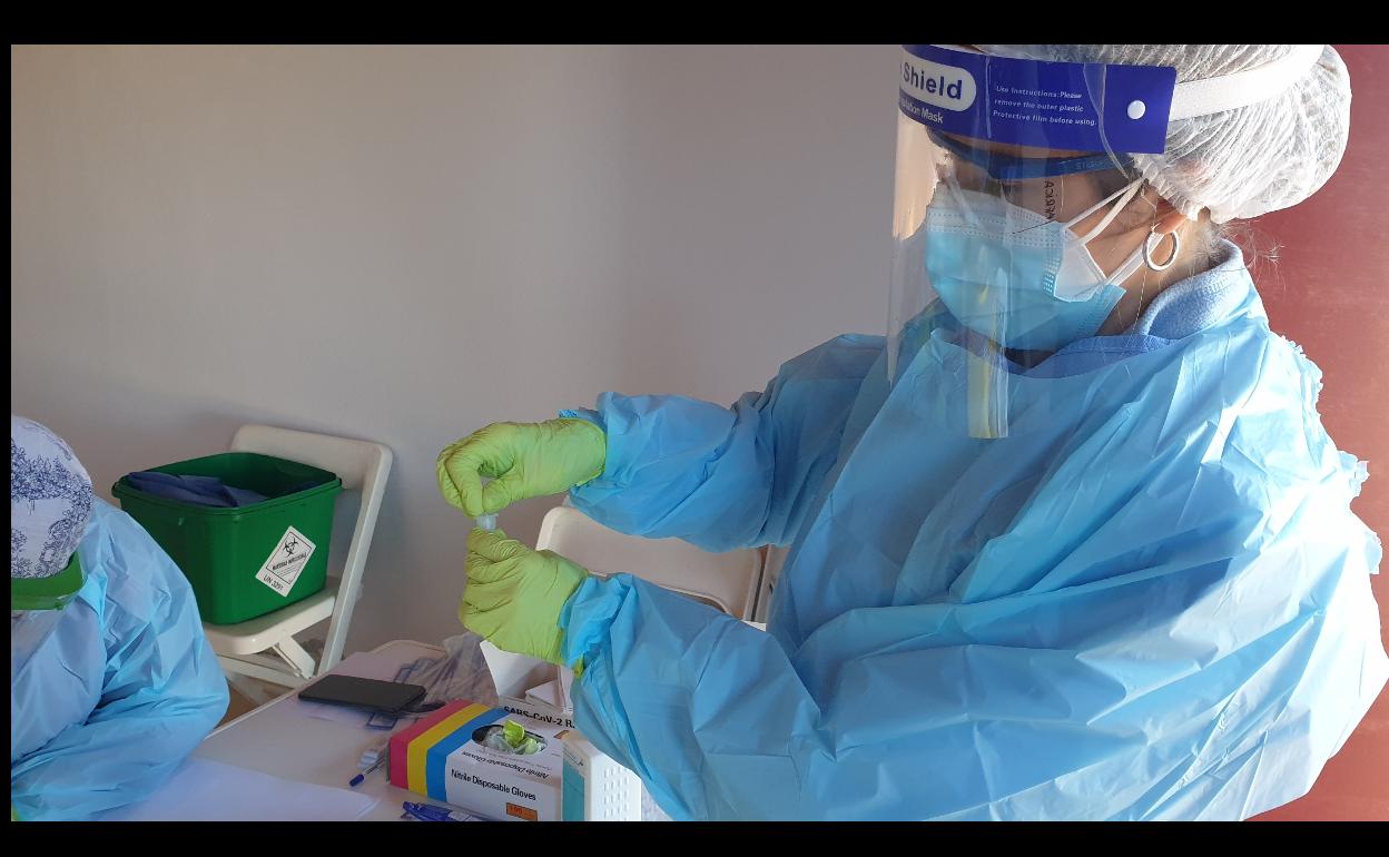 Comprobación de test de antígenos en un cribado anterior envCampanario. 