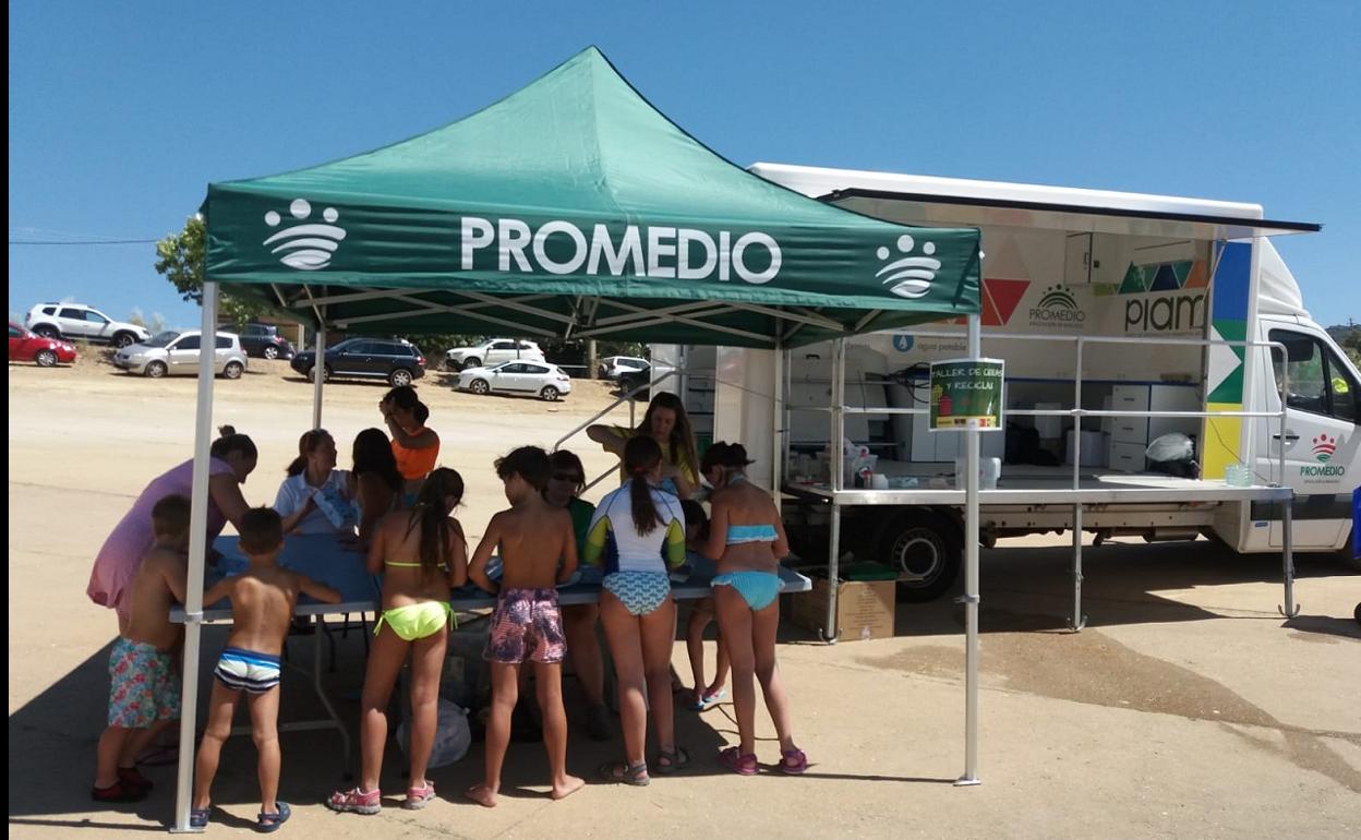 Participantes en actividades medioambientales. 
