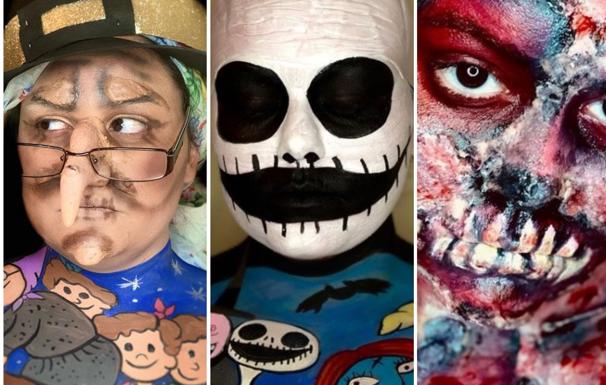 Algunos de los diseños que Ana Manota hace para Halloween. 