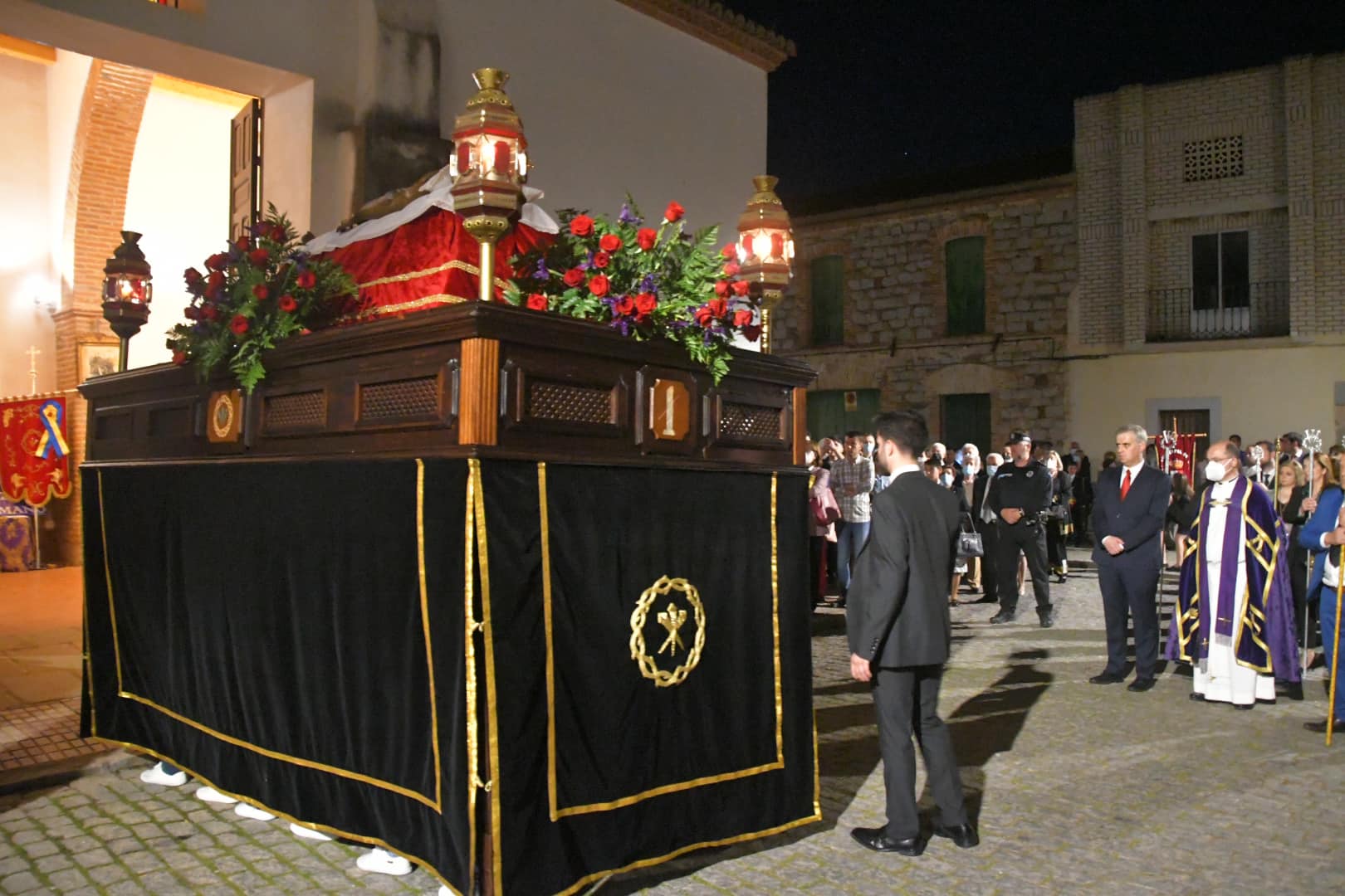 Procesión del Santo Entierro en Campanario. 