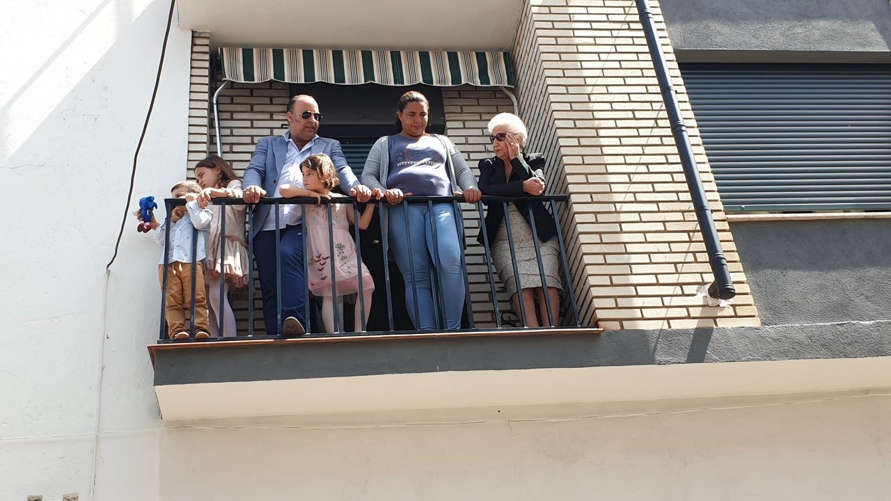 Los campanarienses acompañaron a la Virgen de Piedraescrita en la eucaristía y posterior procesión. 