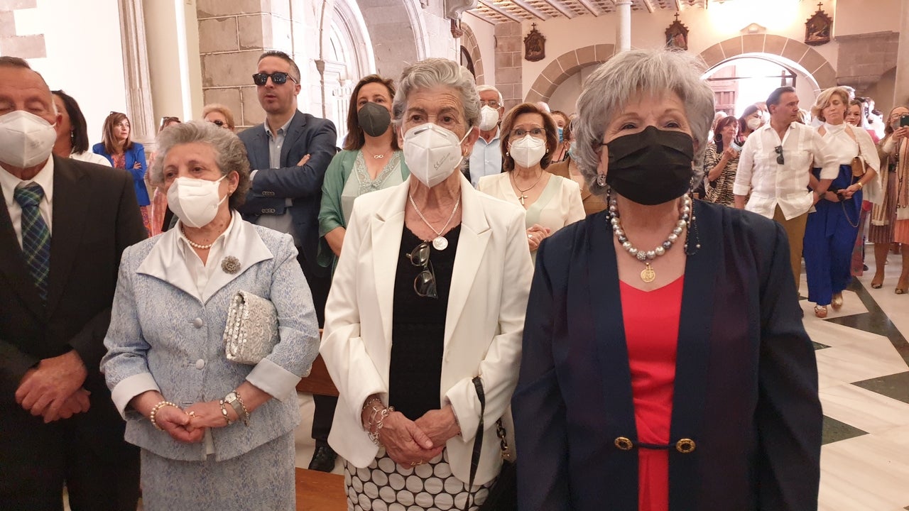 Los campanarienses acompañaron a la Virgen de Piedraescrita en la eucaristía y posterior procesión. 