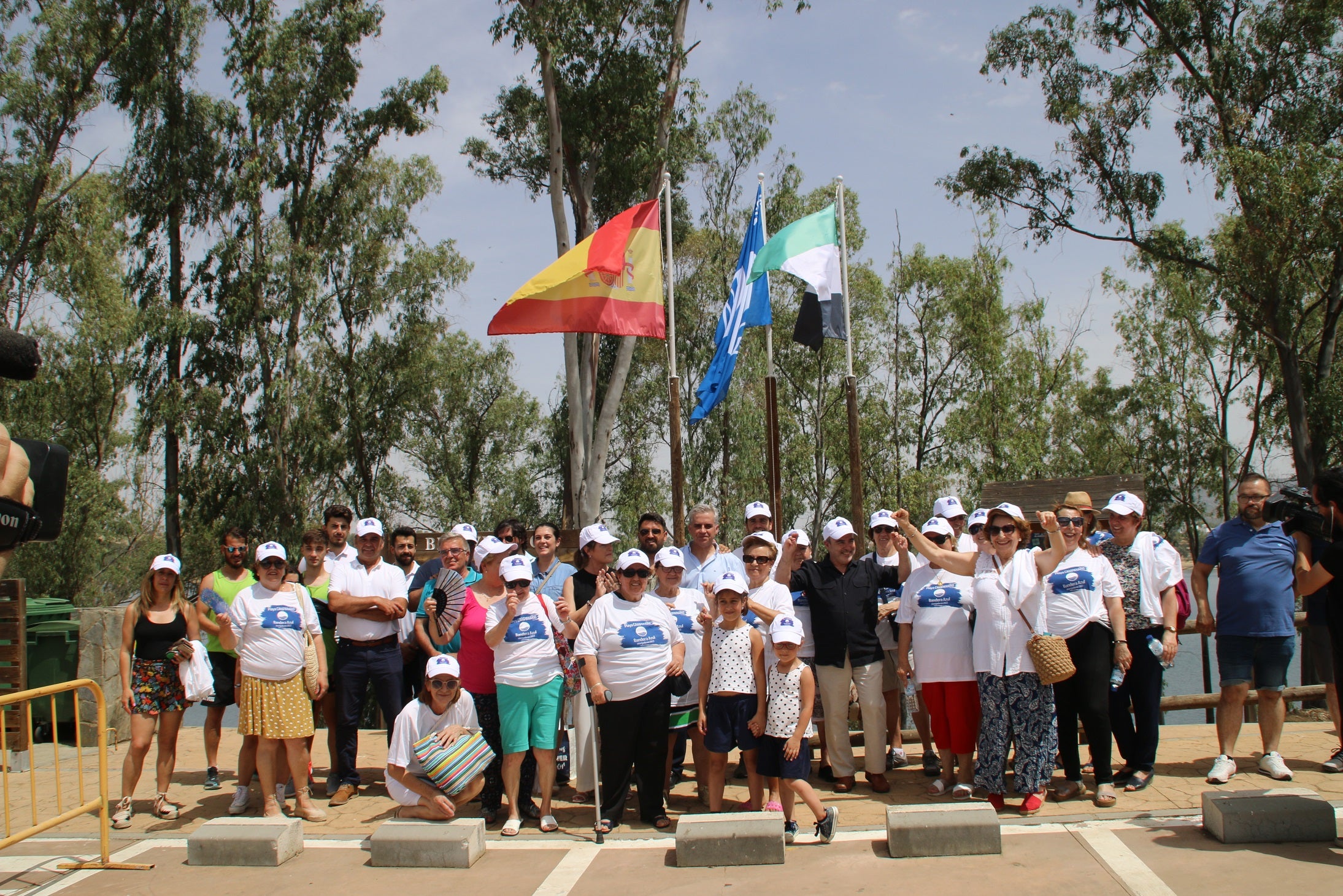 La Playa de Campanario ya disfruta de su Bandera Azul. 
