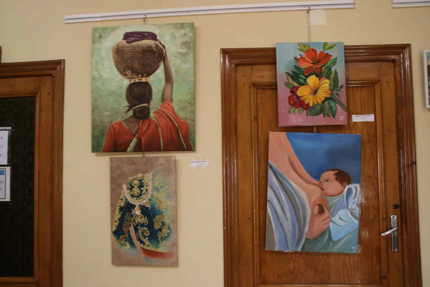 Las obras han podido verse en la Universidad Popular de Campanario. 