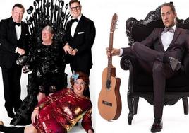Imágenes del espectáculo de Los Morancos 'Todo por la matria' y del disco de Canelita 'Divino