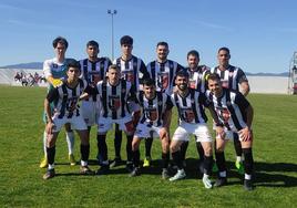 Once inicial del CF Campanario ante el CD Valdehornillos