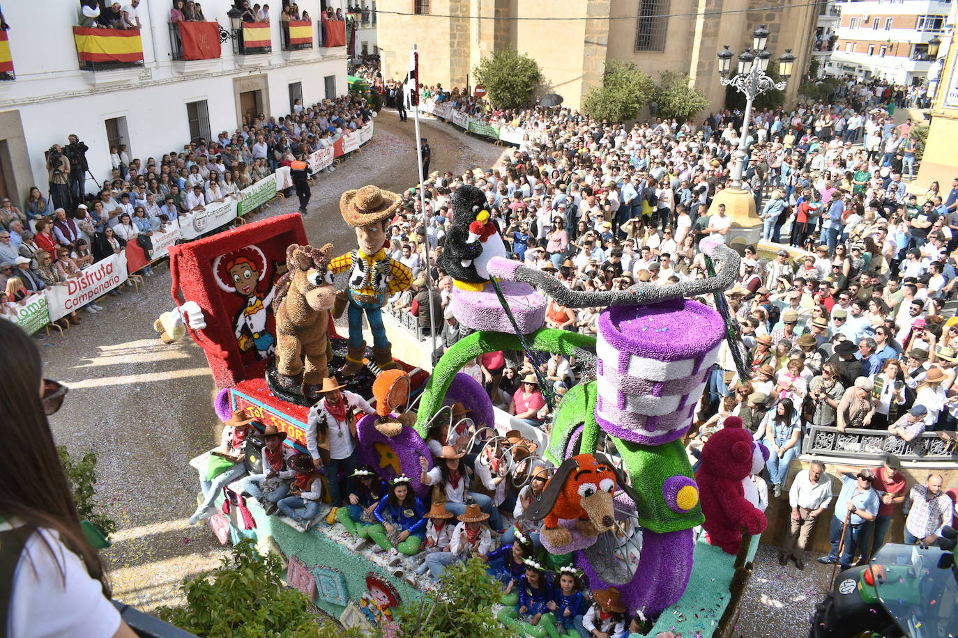 'Toy Story', ganadora del desfile de carrozas de la Romería de Piedraescrita 2023 de Campanario