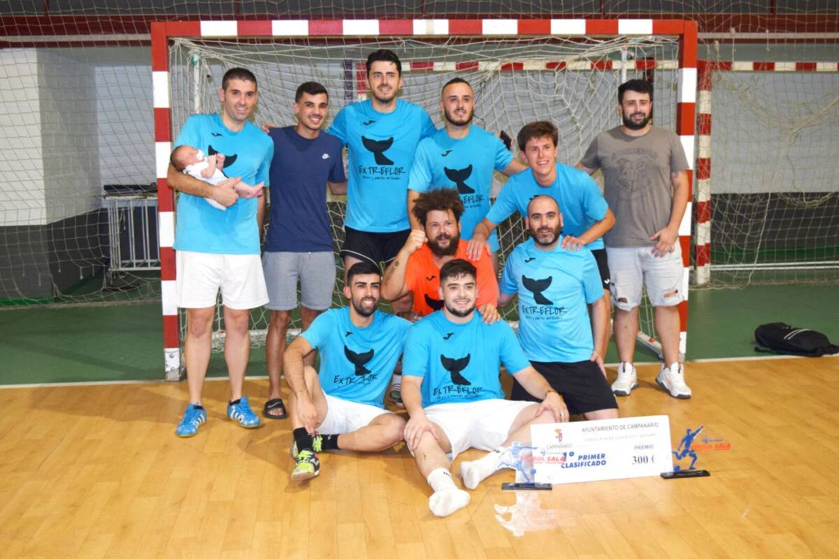 'Extreflor', campeones de la Liga Local de Verano de Fútbol Sala